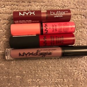 NYX lippies